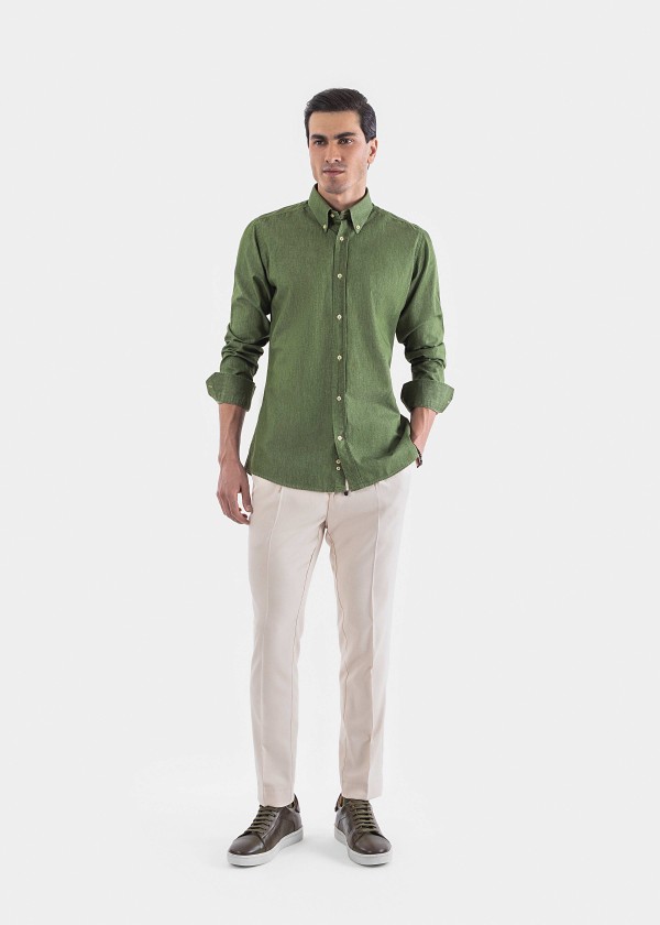 پیراهن جین 2320122-سبز