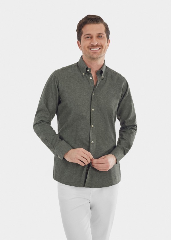 پیراهن پشمی 2320135-سبز