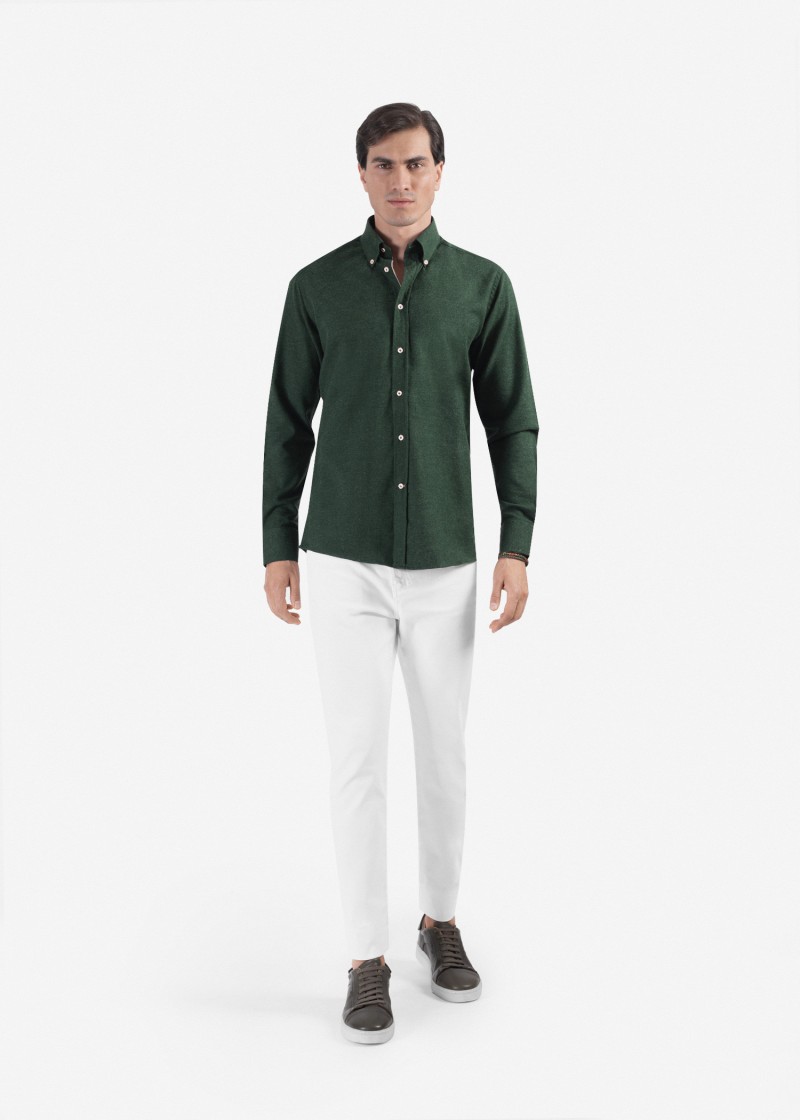 پیراهن پشمی 2320107-سبز
